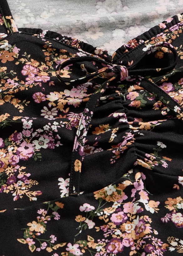 Linne i viskosmix med fint fall, bonprix