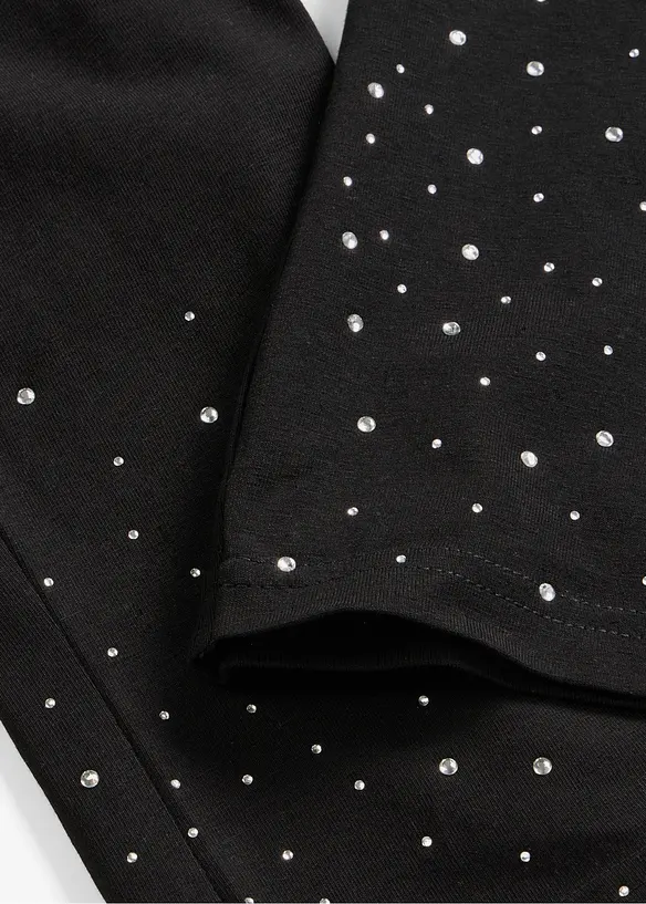 Caprileggings av bomullsmix, bonprix