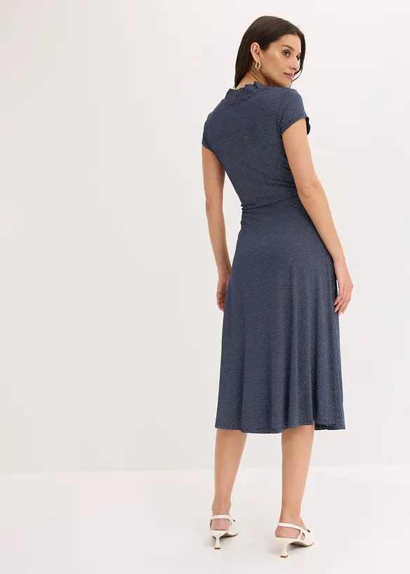 Mellanl&aring;ng kl&auml;nning i viskosmix, bonprix