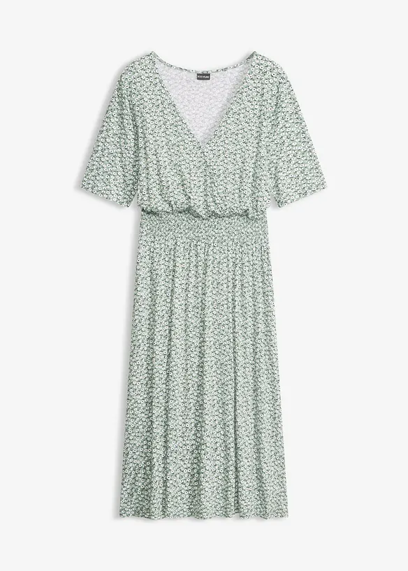 Jerseykl&auml;nning av viskosmix, bonprix