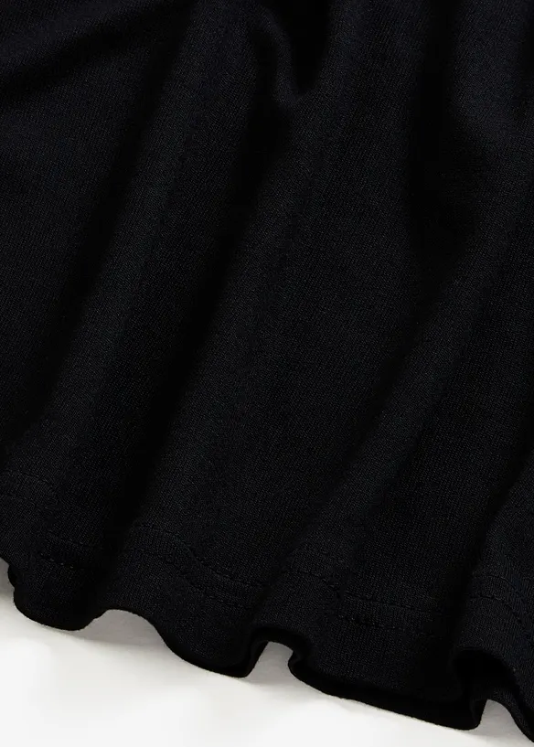 Cold shoulder-topp i viskos, bonprix