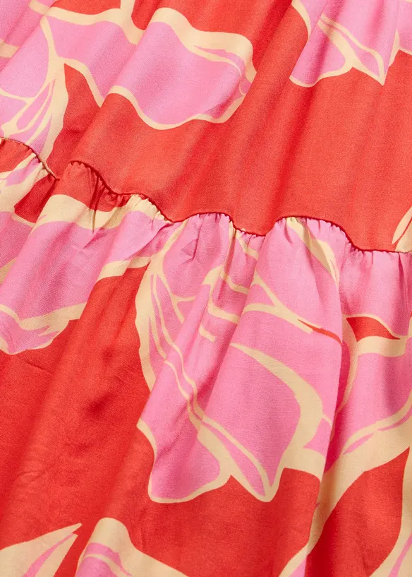 V&aring;dskuren kl&auml;nning i viskos, bonprix