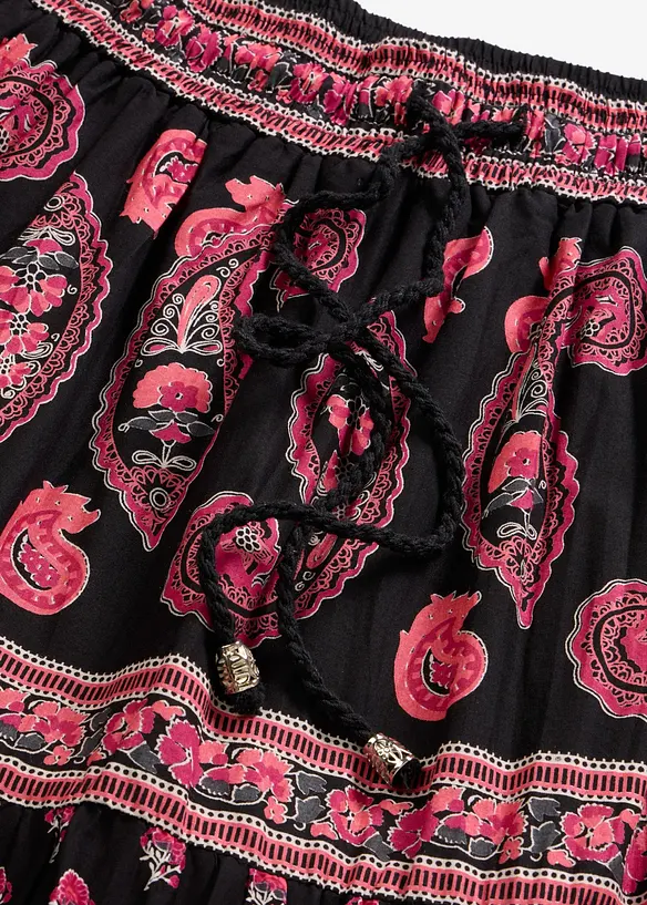 L&aring;ng kjol i bomull, bonprix