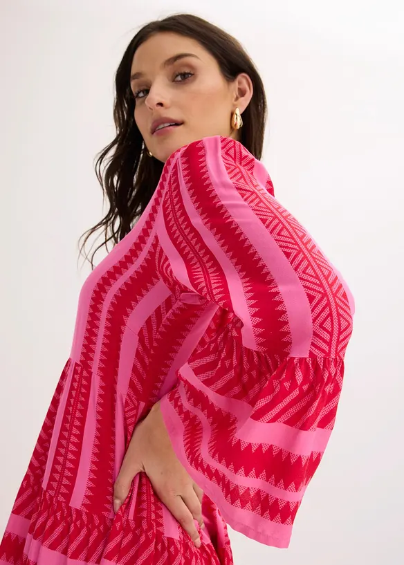 Maxikl&auml;nning i f&ouml;ljsam viskos, bonprix