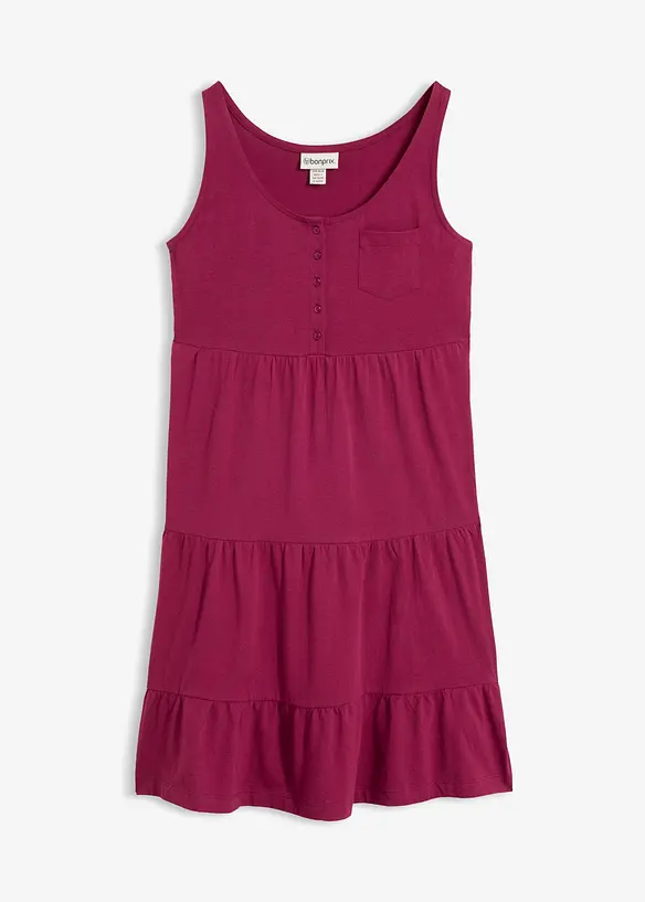 Kort jerseykl&auml;nning i bomull, bonprix