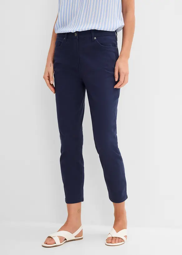 7/8-byxa med stretch och h&ouml;g midja, bonprix