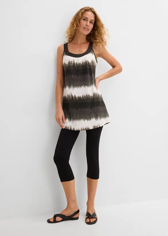 Kl&auml;nning + caprileggings (2-delat set), bonprix