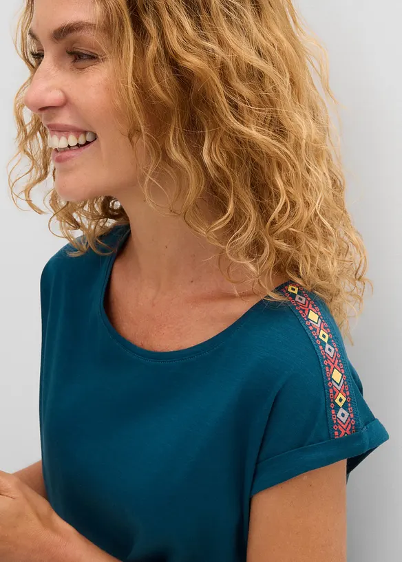T-shirt i ekologisk bomull, bonprix