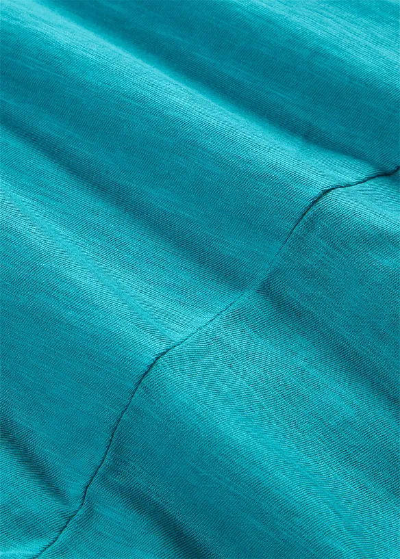 Jerseykl&auml;nning i bomull med fickor, bonprix