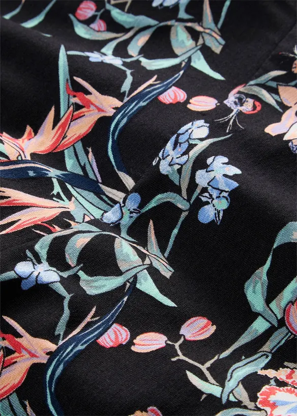 A-linjeformad kn&auml;l&aring;ng jerseykl&auml;nning, bonprix