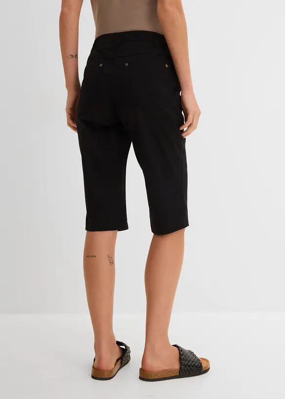 Bomullsbermudas med bekv&auml;m midja, bonprix