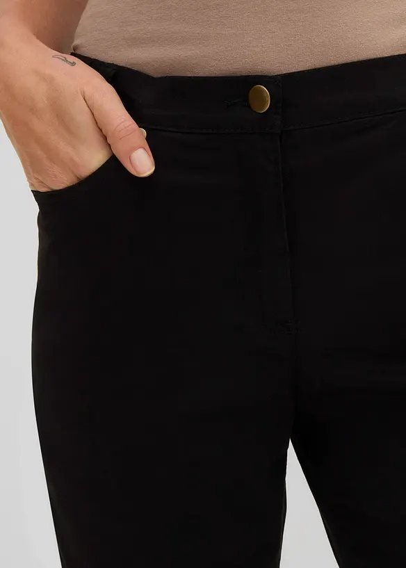 Bomullsbermudas med bekv&auml;m midja, bonprix