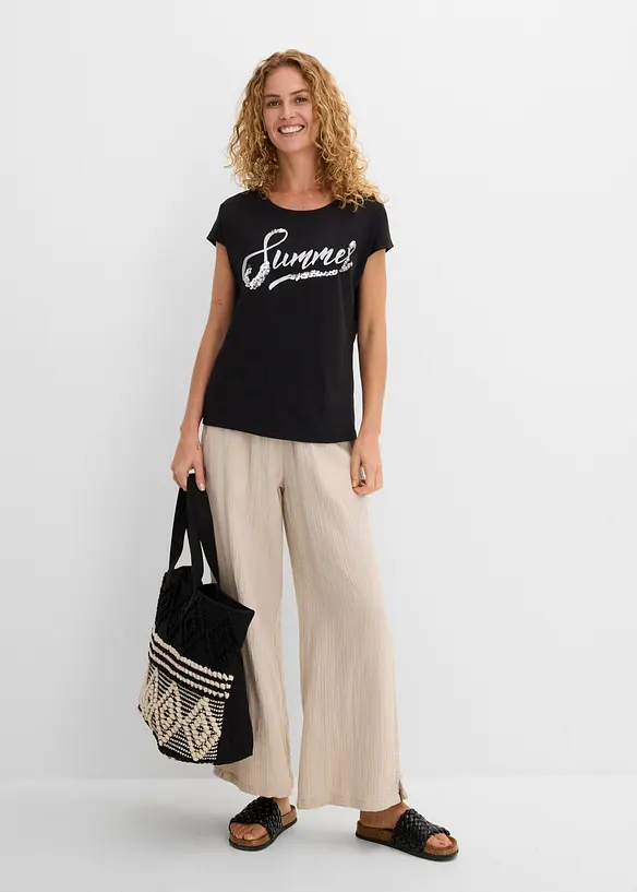 Topp med paljetter, bonprix