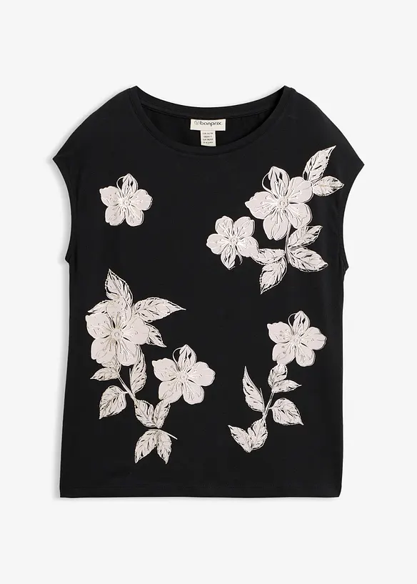 Topp med blomm&ouml;nster, bonprix