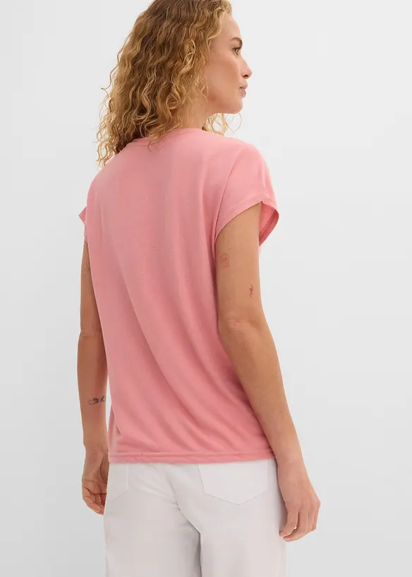 T-shirt med glittertryck, bonprix