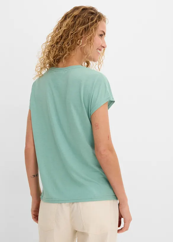 T-shirt med glittertryck, bonprix