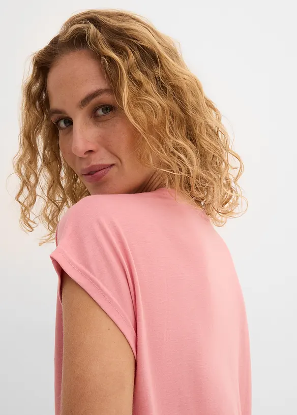 T-shirt med glittertryck, bonprix