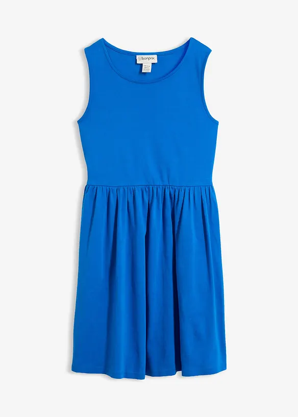 Jerseykl&auml;nning med fickor i ren bomull, bonprix