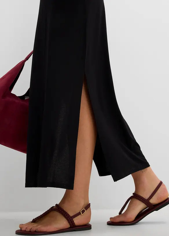 Jerseykl&auml;nning i mix av viskos och elastan, bonprix