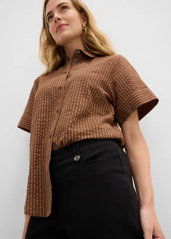 7/8-bengalinbyxa med bekv&auml;m midja, bonprix