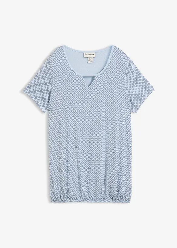 Kort&auml;rmad topp med res&aring;r, bonprix