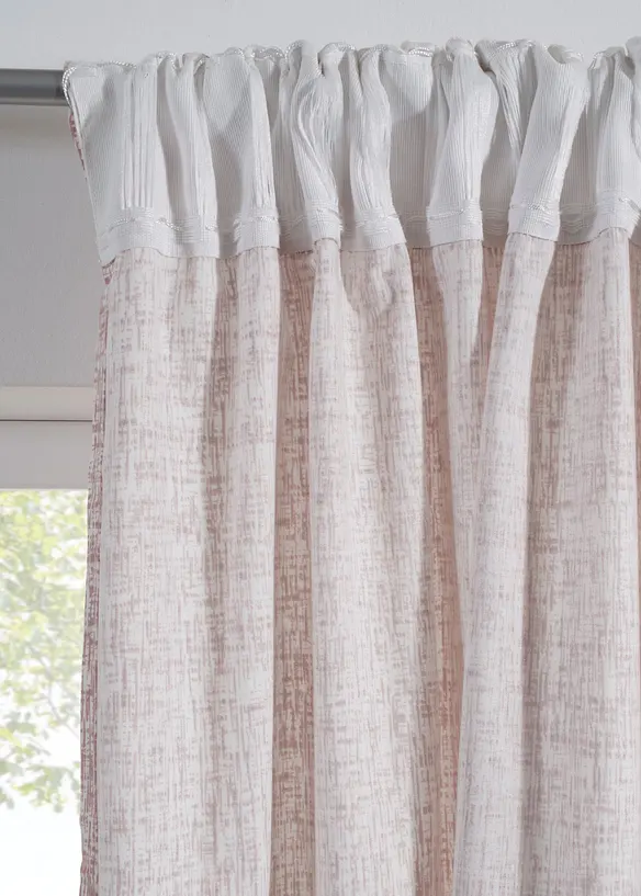 Gardinl&auml;ngd av ekologisk bomull (1-pack), bonprix