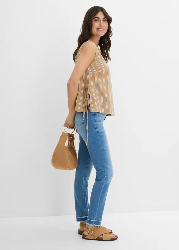 Ultra Soft Jeans i 7/8-l&auml;ngd, bonprix