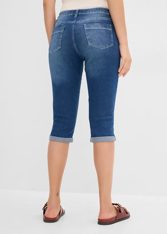 Straight Jeans Mid Waist, cropped, bonprix