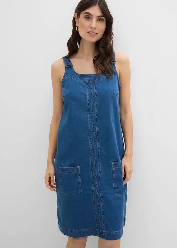 Kn&auml;l&aring;ng jeanssnickarkl&auml;nning i bomull, bonprix