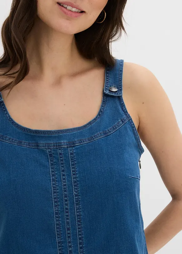 Kn&auml;l&aring;ng jeanssnickarkl&auml;nning i bomull, bonprix