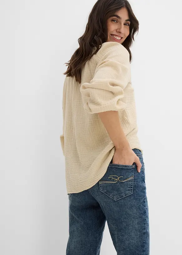 Stretch Straight Jeans Mid Waist, bonprix