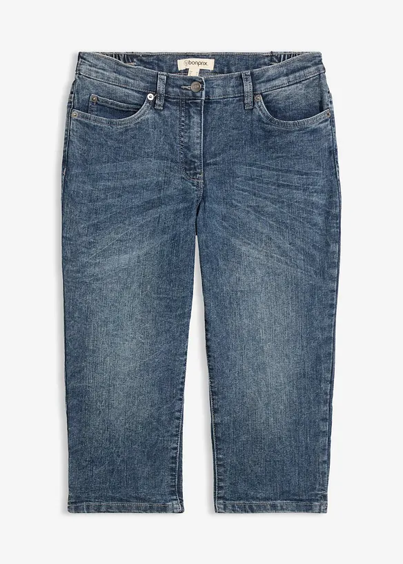 Stretch Straight Jeans Mid Waist, bonprix