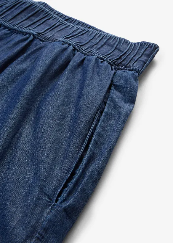 Wide Leg Jeans, High Waist, cropped, bonprix