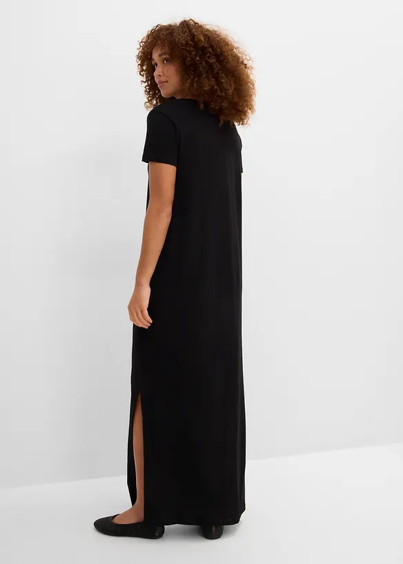Maxikl&auml;nning i bomull med slits, bonprix