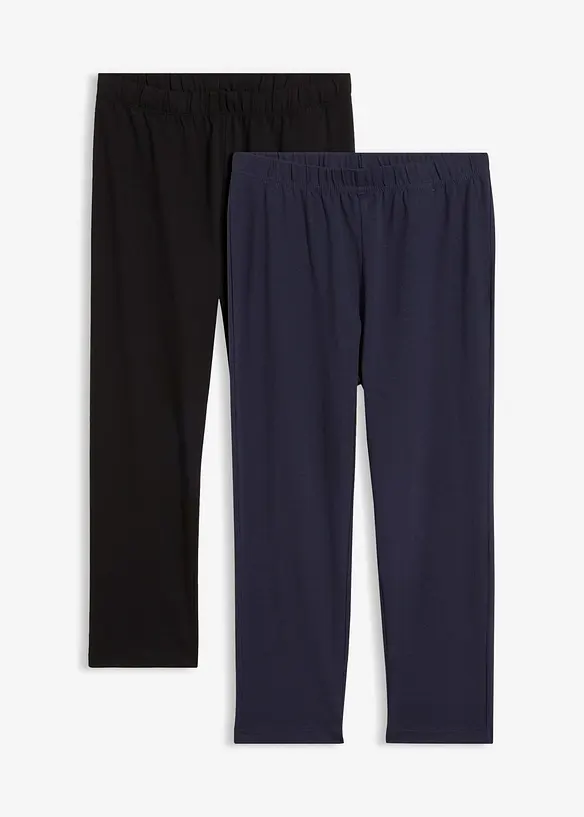 Stretchiga caprileggings (2-pack), bonprix