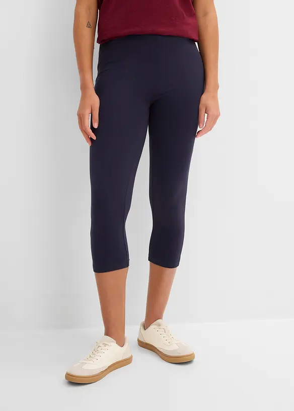 Stretchiga caprileggings (2-pack), bonprix