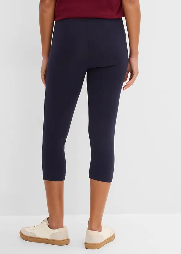 Stretchiga caprileggings (2-pack), bonprix
