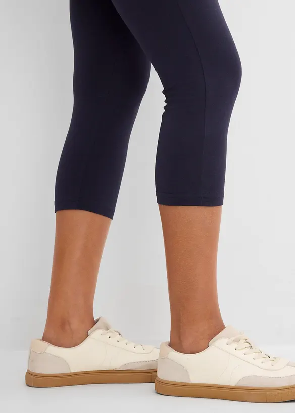 Stretchiga caprileggings (2-pack), bonprix
