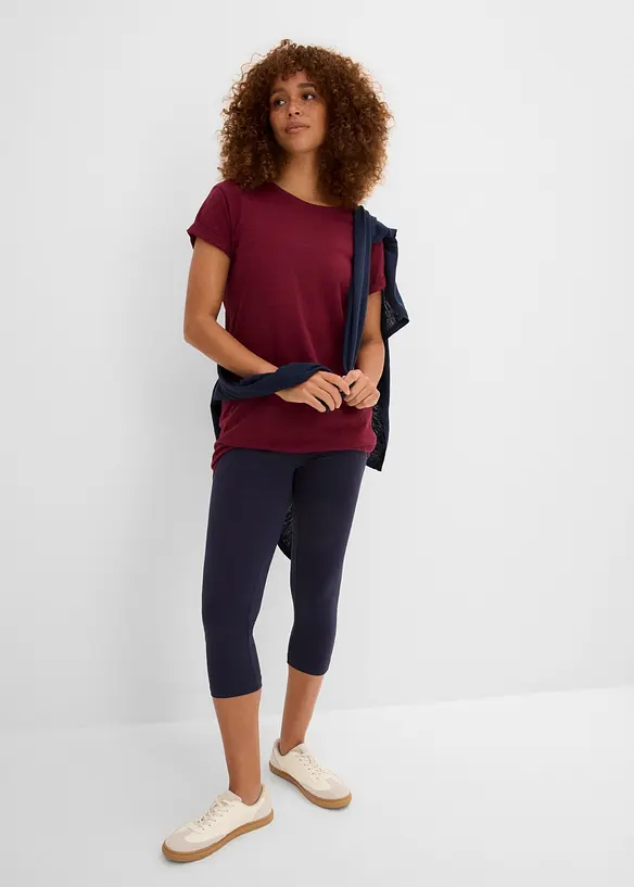 Stretchiga caprileggings (2-pack), bonprix