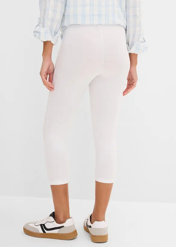 Stretchiga caprileggings (2-pack), bonprix