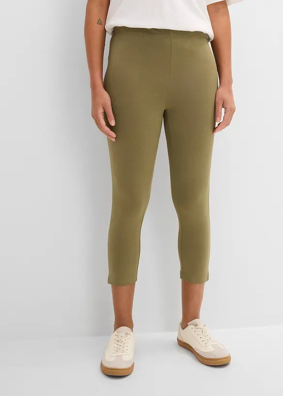 Stretchiga caprileggings (2-pack), bonprix
