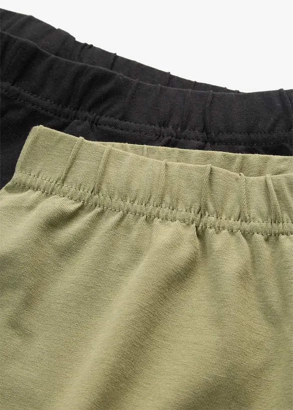 Stretchiga caprileggings (2-pack), bonprix