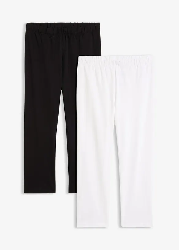 Stretchiga caprileggings (2-pack), bonprix
