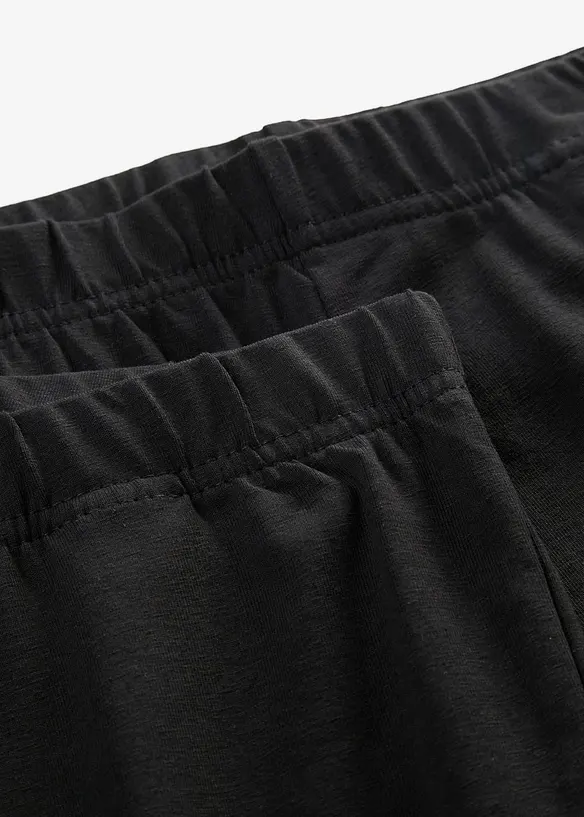 Stretchiga caprileggings (2-pack), bonprix