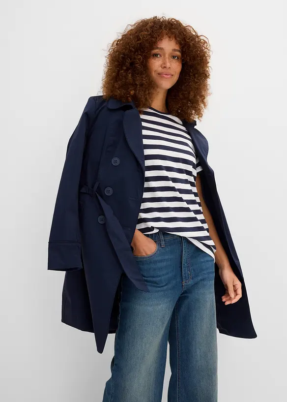 T-shirt med rund halsringning (2-pack), bonprix