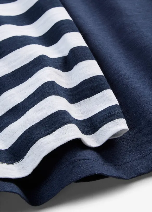 T-shirt med rund halsringning (2-pack), bonprix