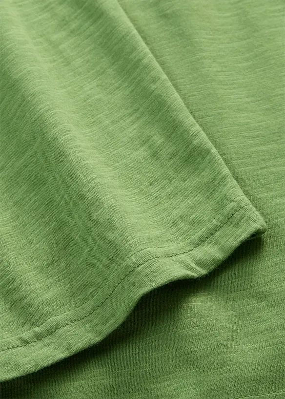 Kort&auml;rmad topp i fyrkantig modell, bonprix