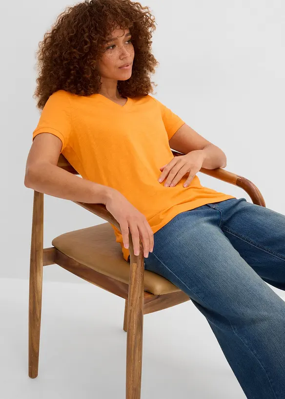 T-shirt i ren bomull, bonprix