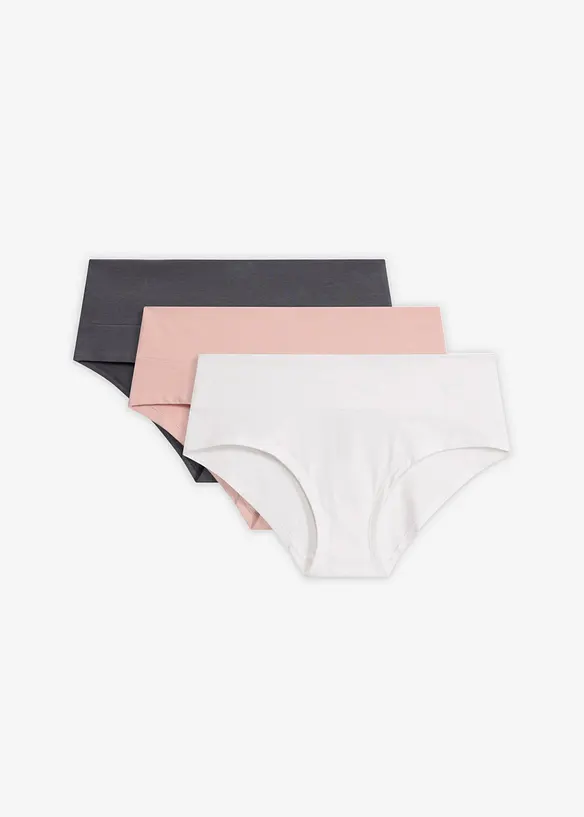 Mammatrosa i hipstermodell (3-pack), med ekologisk bomull, bonprix