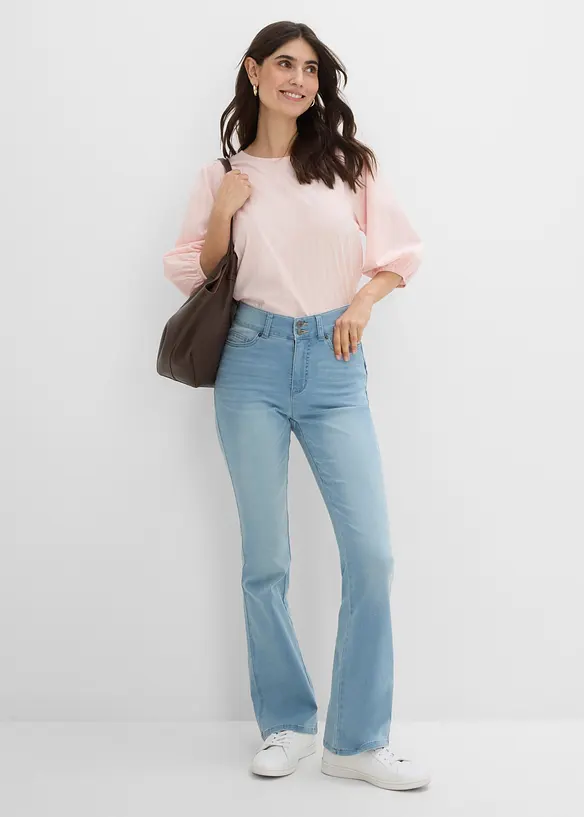Shaping Bootcut Jeans Mid Waist, bonprix